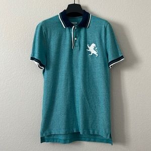 Men’s Express Blue Pique Polo Shirt